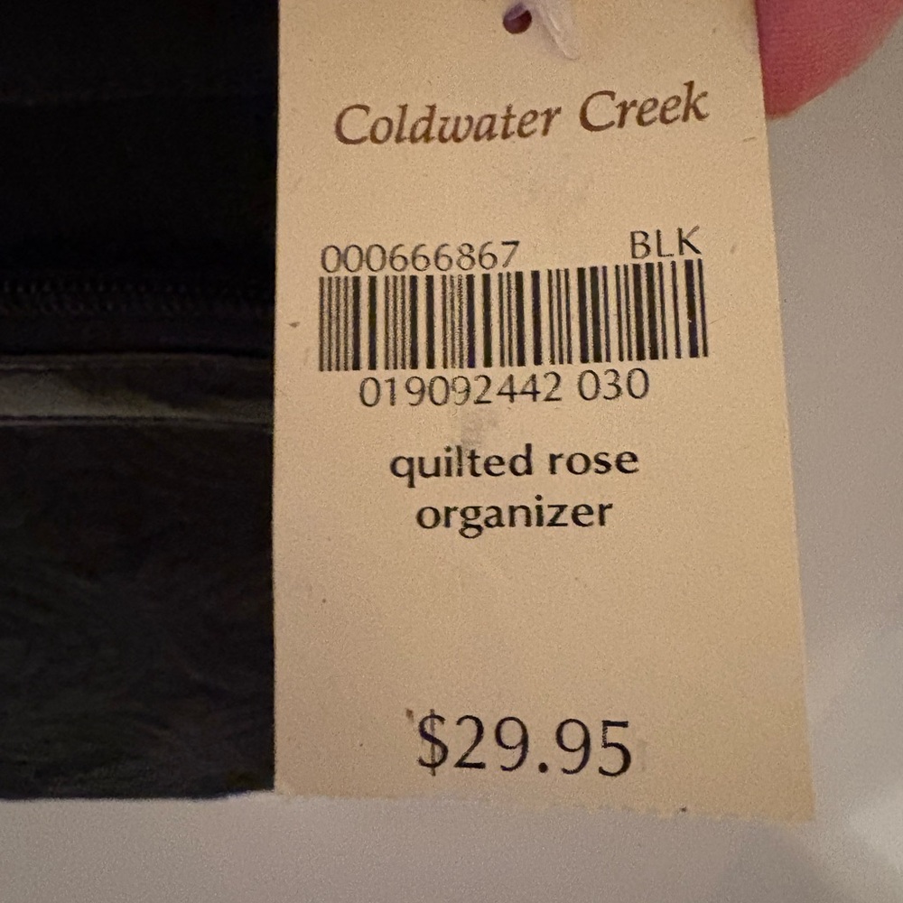 Coldwater Creek Black Quilted Bag